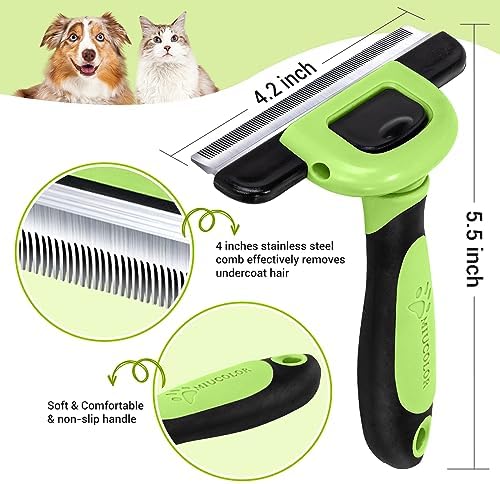 MIU COLOR Pet Grooming Brush, Deshedding Tool - Image 2