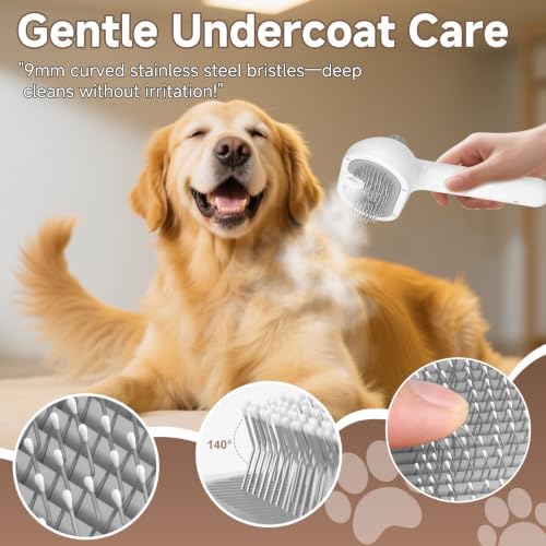 Pet Steam Brush for Dog, cat brushes for indoor cats - Image 7
