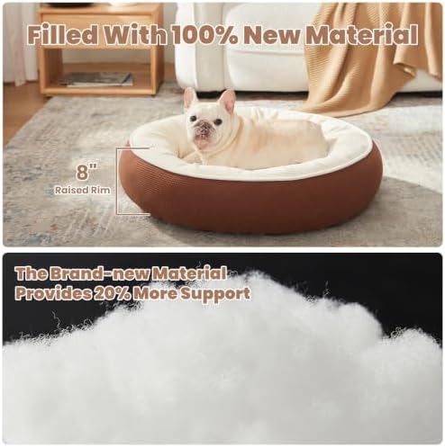 30 inches Soft Touch Fleece Donut Dog Bed - Image 4