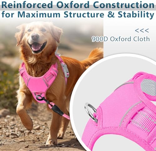 BARKBAY No Pull Dog Harness for Large Dogs, ID Tag Holder Dog Vest - Image 2
