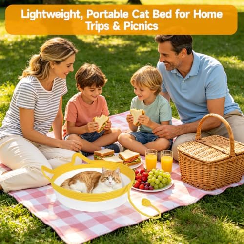 Cotton Rope Cat Bed, Instinct Hand Woven Cat Basket - Image 5