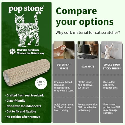 Natural Cork Cat Scratcher Mat - Image 6