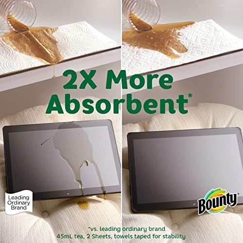 Bounty Select-A-Size Paper Towels, 8 Double Plus Rolls = 20 Regular Rolls - Image 4