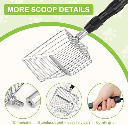 XBX Long Handle Cat Litter Scoop - Image 5