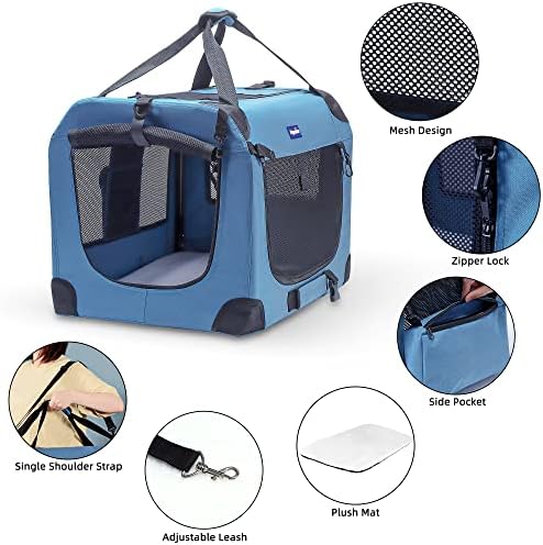 Petprsco Portable Collapsible Dog Crate - Image 3