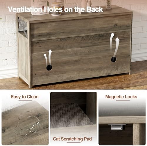 Halitaa Cat Litter Box Enclosure - Image 6