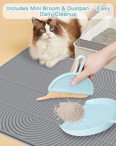 Extra Large Cat Litter Mat XL, Silicone Waterproof - Image 6