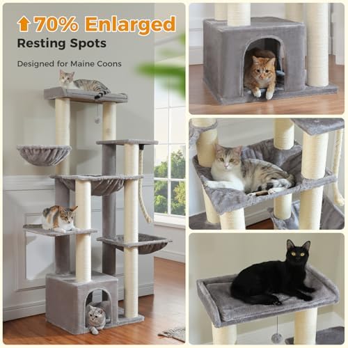 MUTTROS 67" Heavy Duty Cat Tree - Image 4