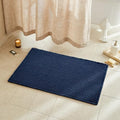 TYUU Waffle Bath Mat, Boho Bathroom Rugs Non Slip, 36x24 Navy Blue by TYUU
