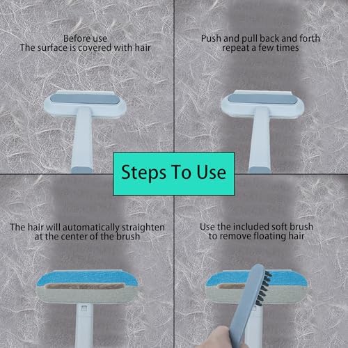 Pet Hair Remover for Furniture – Reusable & Washable Lint Brush for Dog & Cat - Image 4