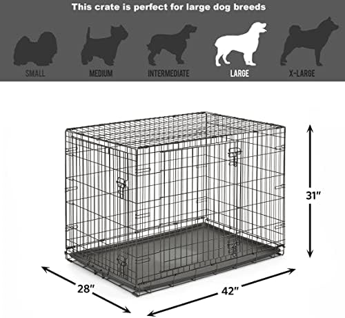 New World by Midwest 42-Inch Double Door Crate, - Image 7
