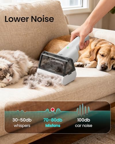 Misfans Electric Pet Hair Removal Tool, 2026-Upgrade Cat&Dog Hair Vacuum & Lint - Image 5