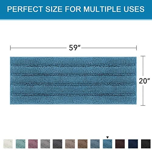 H.VERSAILTEX Bathroom Rugs Bath Mat Runner Rug Non Slip Kitchen Rug Extra Long - Image 2