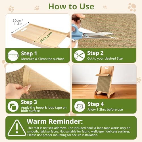 Natural Cork Cat Scratcher Mat - Image 5