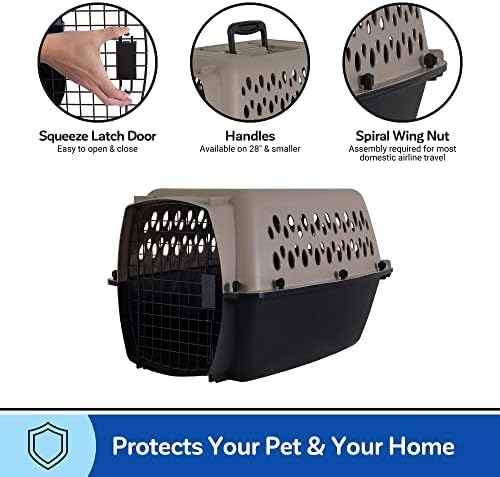 Petmate Vari Dog Kennel, 10 to 20lbs, Taupe and Black - Image 6