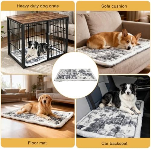 42" x 27"Washable Dog Bed Mat, Upgraded Non-Slip Durable Dog Bed, Soft and - Image 6
