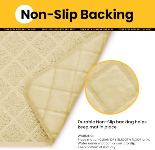 Conlun Cat Litter Mat Litter Trapping Mat, Premium Durable PVC Grid Mesh - Image 6
