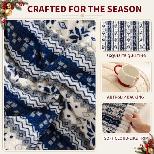 Christmas Couch Cover, Christmas Plush Sofa Cover for Dog Pet 1PC - Image 4