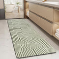 MontVoo -Bath Mat-Non Slip Thin Bathroom Rugs Fit Under Door- Quick Dry by MontVoo