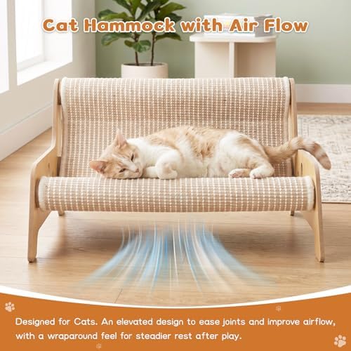 Large Sisal Cat Scratcher Couch - Image 2