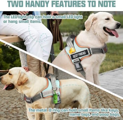 AUROTH Dog Harness for Large Dogs No Pull Tactical Harness and Leash Set - Image 3