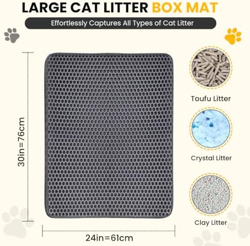 Andalus Brands Large Cat Litter Mat - Image 6