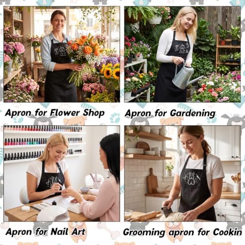 Dog Grooming Apron Waterproof Hair Resistant - Image 5