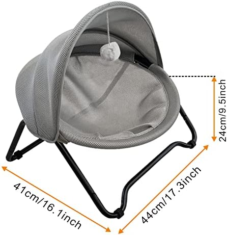 Cat Hammock Bed Elevated cat Bed, Comfortable and Breathable Pet Bed - Image 3