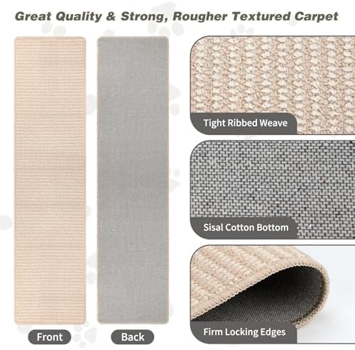 FHTONGE 71x15.8" Thickened Cat Wall Climbing Carpet - Image 3