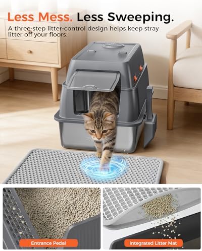 GTPLAYER XXL Stainless Steel Cat Litter Box - Image 6