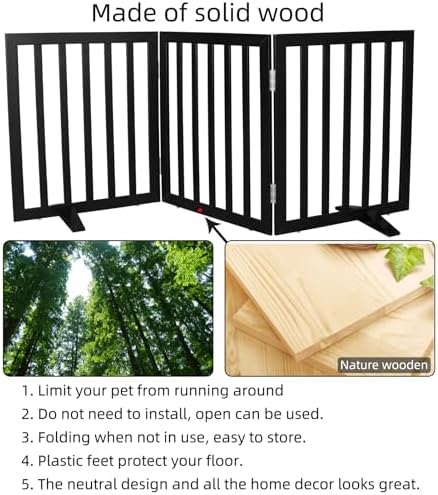 ZJSF Freestanding Indoor Dog Gate - Image 6