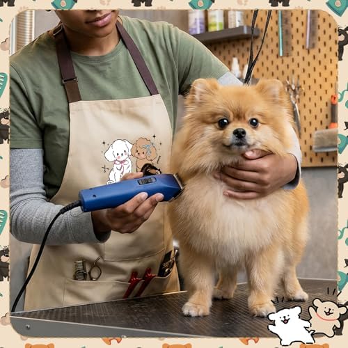 Dog Grooming Apron with 4 Pockets Grooming Apron - Image 6