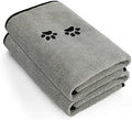 2Pieces Microfiber Pet Bath Towel Dog Towel.Dog Towel Soft Absorbent Drying by Wipela