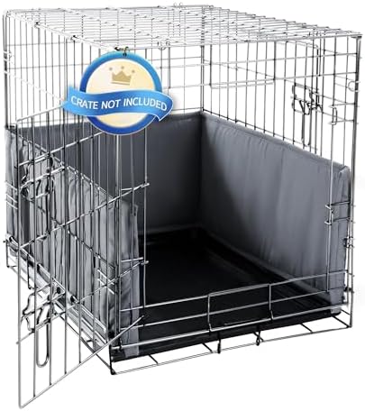 Hombys Dog Crate Bumper with Ties by HOMBYS