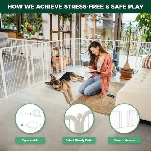 FXW Homeplus Indoor Dog Playpen, 16 Panels, - Image 4