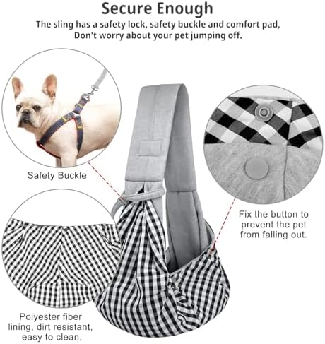 CUBY Dog and Cat Sling Carrier - Image 3