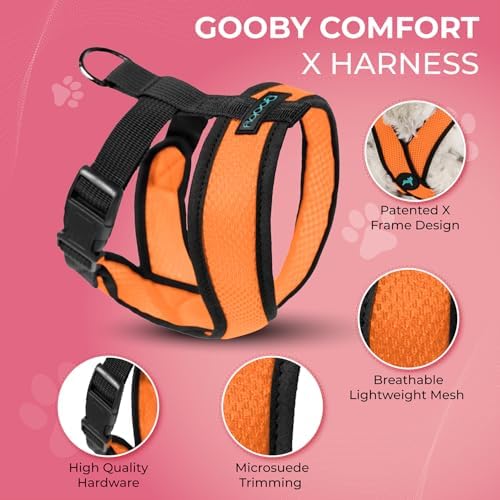 Gooby Orange X-Large Comfort X Head in Harness - Image 2