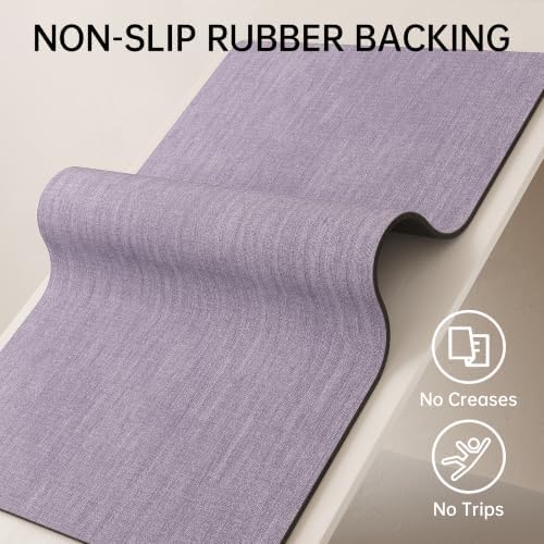 Mecko Bath Mat Ultra Thin Lavender Purple - Image 4
