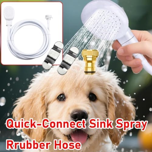 16.4Ft Quick-Connect Sink Spray Rubber Hose, Sink Hose Attachment - Image 6