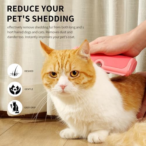 Cat Deshedding Brush for Short Hair - Image 2