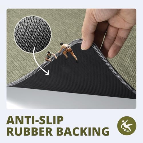 Bathroom Rugs Sets 2 Piece, Thin Bath Mat Absorbent Quick Dry, Machine Washable - Image 4