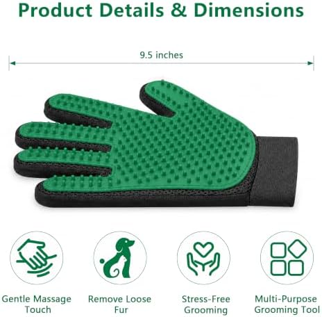 Pet Hair Removal Glove with Silicone Tips - Image 2
