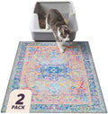 Lovewag Cat Litter Mat, Litter Box Mat, Marmalade Sunshine, 2 Pack by Lovewag