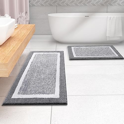 OLANLY Bathroom Runner Rugs 47x24, Long Bath Mats - Image 7