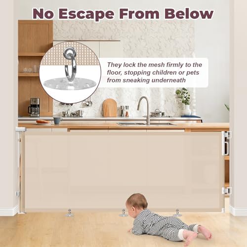 78" Retractable Extra Wide Baby Gates - Image 6
