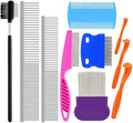 10 Pack Flea Comb for Dogs Cats, Stainless Steel Grooming Combs by Unknown
