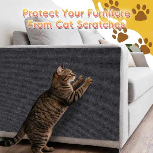 Cat Scratch Furniture Protector, Self-Adhesive Cat Couch Protector - Image 3
