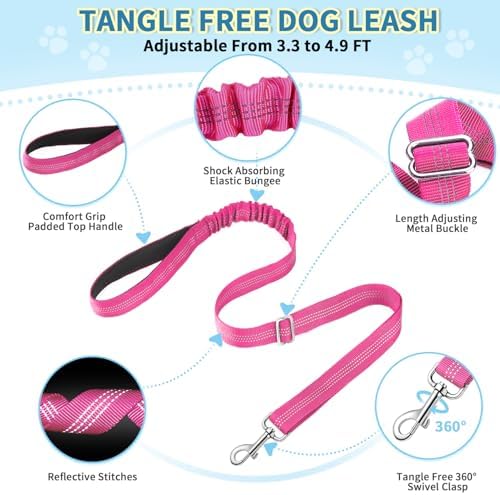 Lukovee Small Dog Harness and Leash Set, No Pull Soft Padded Vest - Image 3