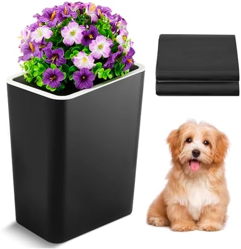 Jingmore Small Dog Poop Trash Can Outside 3.96 Gal/ 15 L by Jingmore