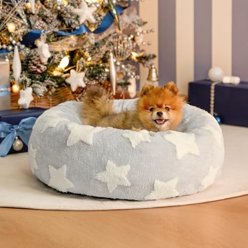LE SURE Shown on TV Jacquard Donut Cute Small Dog Beds - Image 2